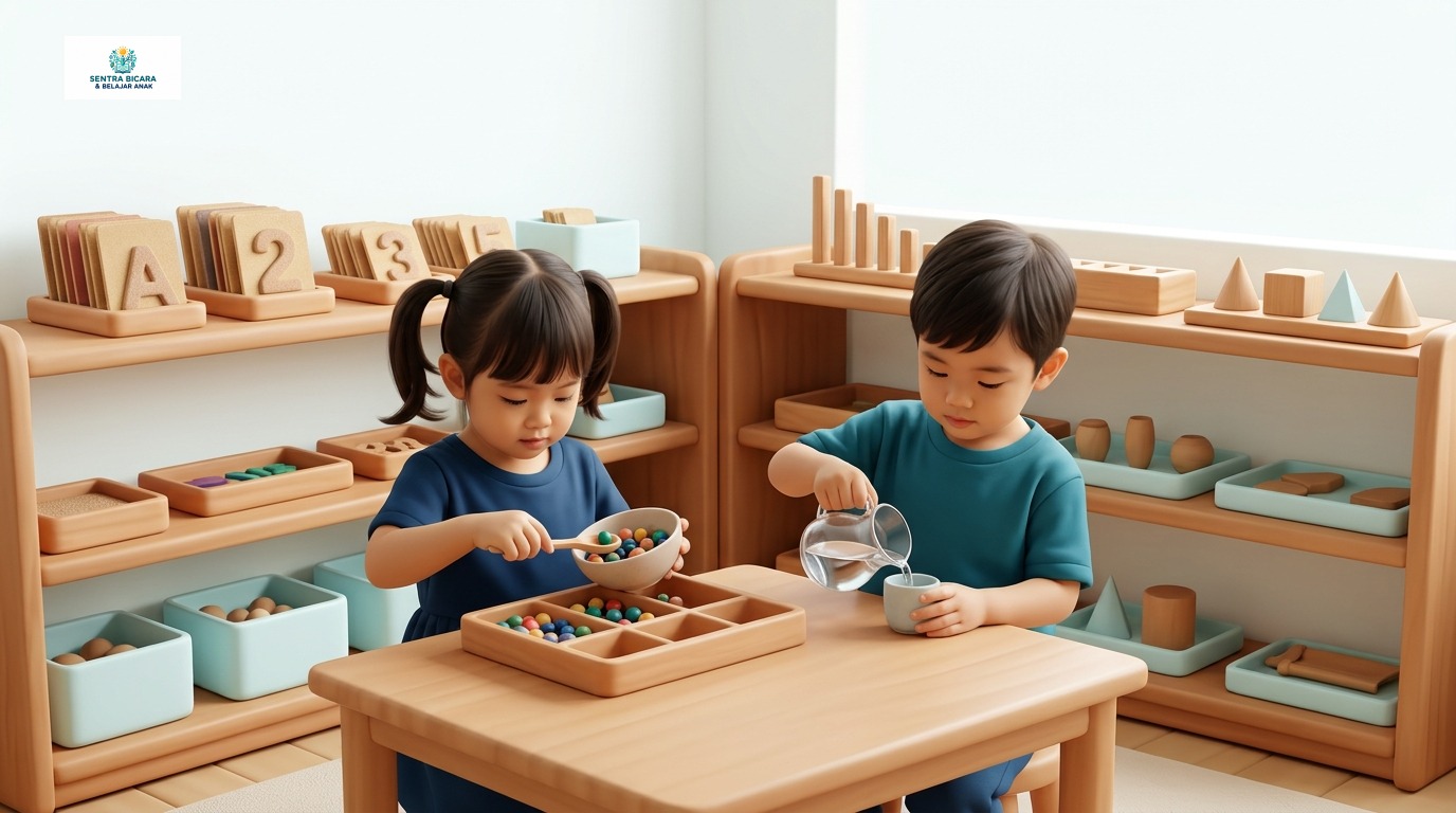 Panduan Lengkap Stimulasi Montessori & Kesiapan Belajar Sekolah: Memahami Masalah, Milestone, dan Panduan Praktis Terpadu