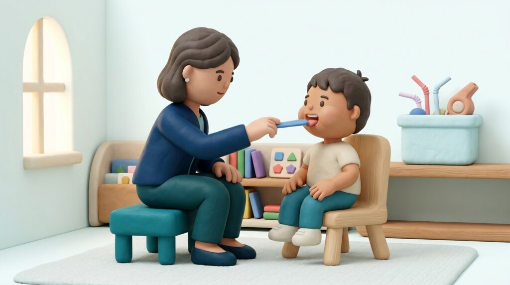 Tahap 3: Pemeriksaan Organ Wicara dan Oral Motorik Ringan
