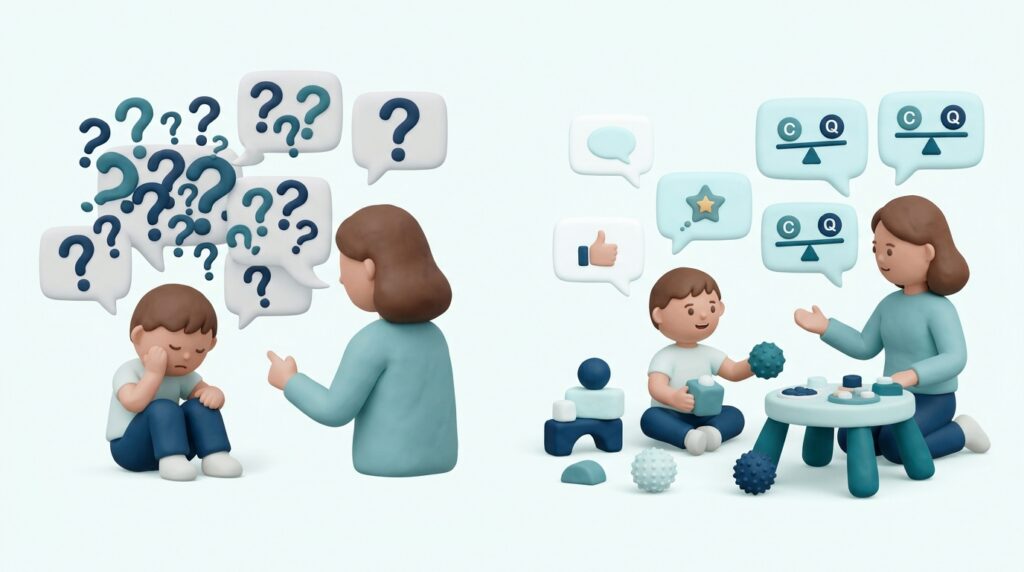 Ubah Interogasi Menjadi Komentar Bermakna (Comment vs Question Ratio)